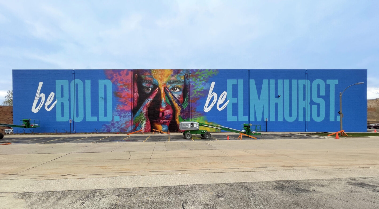 Be Bold Be Elmhurst Mural